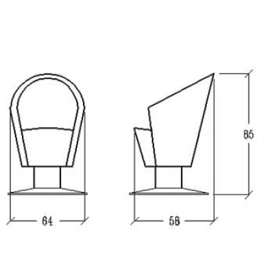 Кресло парикмахерское Sahara