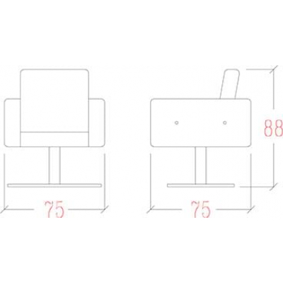 Кресло парикмахерское CRYSTAL SHINE