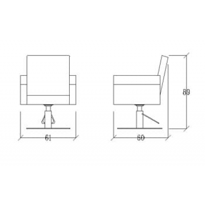 Кресло парикмахерское XILEMA CHAIR
