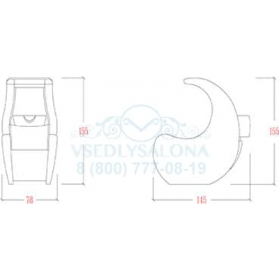 Мойка парикмахерская SUPERSONIK S COLOR