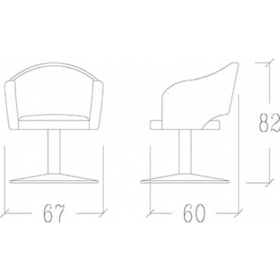 Кресло парикмахерское OXFORD