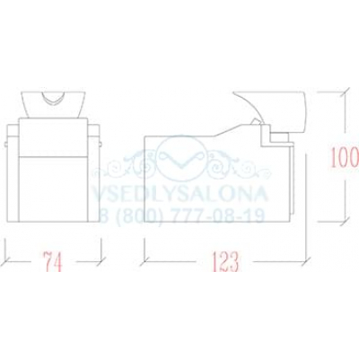 Мойка парикмахерская VIP