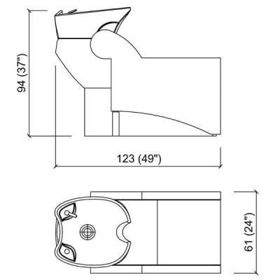 Мойка парикмахерская "WASHLOUNGE JUBILEE BASIC"