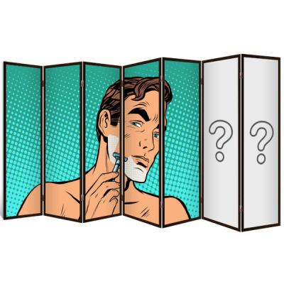 Ширма-перегородка "Рассвет" 7 секций