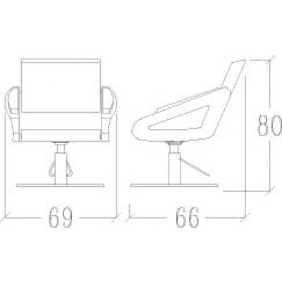Кресло парикмахерское MOON CHAIR
