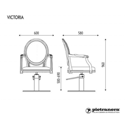 Кресло парикмахерское "VICTORIA"