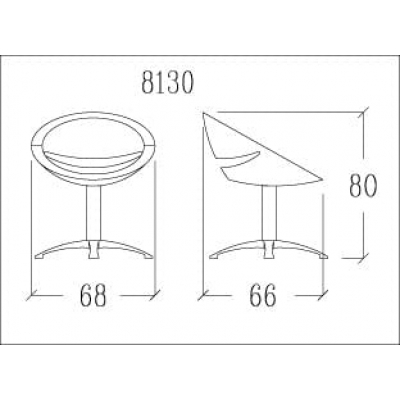 Кресло парикмахерское COCONUT