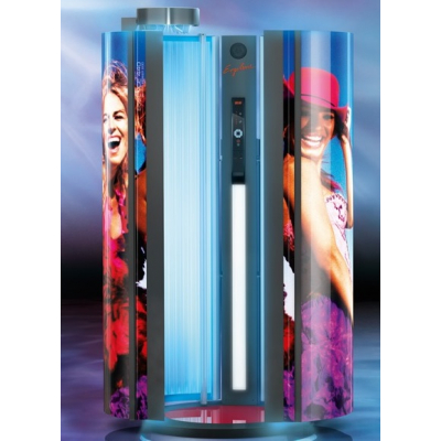 Вертикальный солярий "Ergoline Essence 440 Scarlet Red (44 лампы по 200W)"