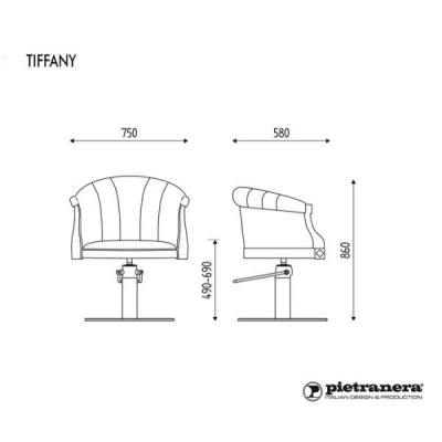 Кресло парикмахерское "TIFFANY"