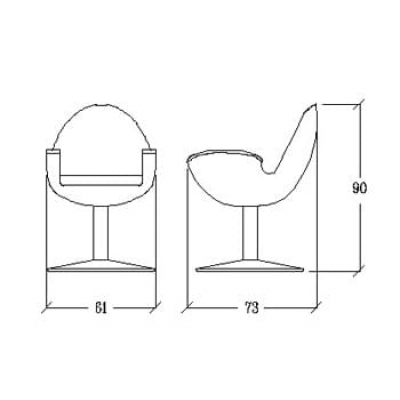 Кресло парикмахерское MIRO