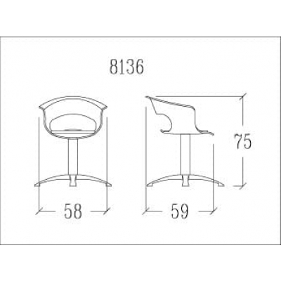 Кресло парикмахерское APPLE