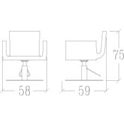 Кресло парикмахерское chic collection GAGA