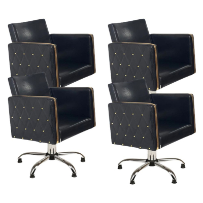 Парикмахерское кресло "Голдиум Блэк"