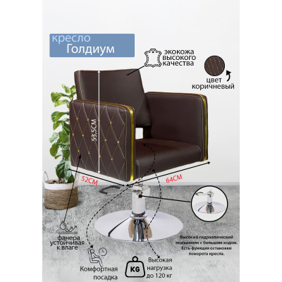 Парикмахерское кресло "Голдиум", диск