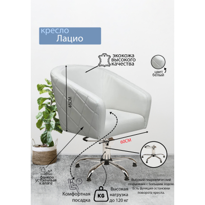 Парикмахерское кресло &quot;Лацио&quot;, пятилучье